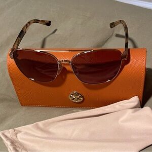 Tory Burch Sunglasses with Orange Case